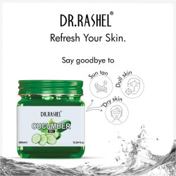DR.RASHEL Cucumber Gel For Face & Body For Normal Skin (380 Ml)