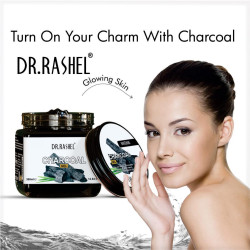 DR.RASHEL Charcoal Gel For Face & Body For Normal Skin (380 Ml)