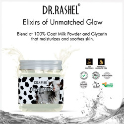 DR.RASHEL Goat Milk Gel, Soothing Gel for Tonning, Emollient, Softening, Moisturizing (380 Ml)