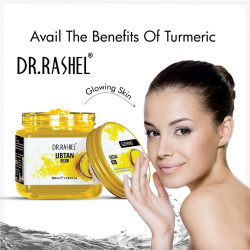 DR.RASHEL Gel For Face & Body For Normal Skin | Ubtan Gel | Haldi for Glowing Skin (380 Ml)