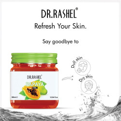 DR.RASHEL Papaya Gel For Face & Body For Normal Skin (380 Ml)