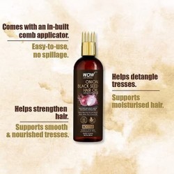 WOW Skin Science Onion Black Seed Hair Oil || Aapan Bazar Online Birgunj  Store Weight 50 ml