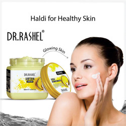 DR.RASHEL Cream For Face & Body (Ubtan Cream) Haldi for Glowing skin