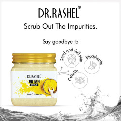 DR.RASHEL Ubtan Scrub For Face & Body (380 Ml) |Haldi for Glowing Skin
