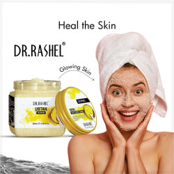 DR.RASHEL Ubtan Scrub For Face & Body (380 Ml) |Haldi for Glowing Skin