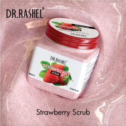 DR.RASHEL Strawberry Scrub For Face & Body (380 Ml)