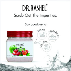 DR.RASHEL Fruit Scrub For Face & Body (380 Ml)
