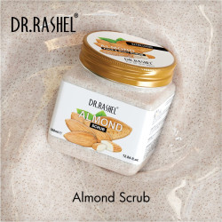 DR.RASHEL Almond Scrub For Face & Body (380 Ml)