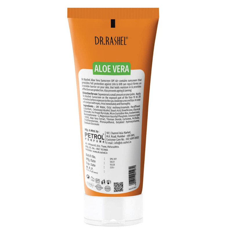 dr rashel aloe vera sunscreen