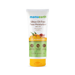 Mamaearth Ubtan Oil-Free Face Moisturizer with Turmeric & Saffron for Skin Brightening 80 ml