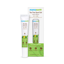 Mamaearth Tea Tree Spot Gel Pimple Removal Face Cream with Tea Tree & Salicylic Acid For Acne & Pimples 15 g
