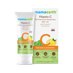 Mamaearth Vitamin C Oil-Free Moisturizer For Face with Vitamin C & Gotu Kola for Skin Illumination 80 ml