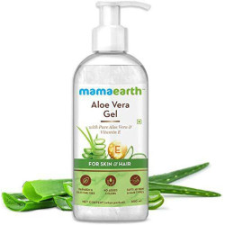 Mamaearth Aloe Vera Gel For Face, with Pure Aloe Vera & Vitamin E for Skin and Hair 300ml