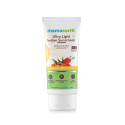 Mamaearth Ultra Light Indian Sunscreen Cream with Carrot Seed