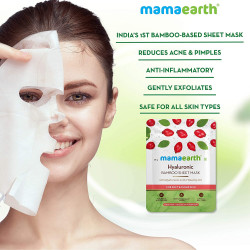 Mamaearth Sheet Mask for Oiliness, Pack of 2