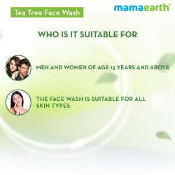 Mamaearth Tea Tree Face Wash with Neem for Acne & Pimples 250ml