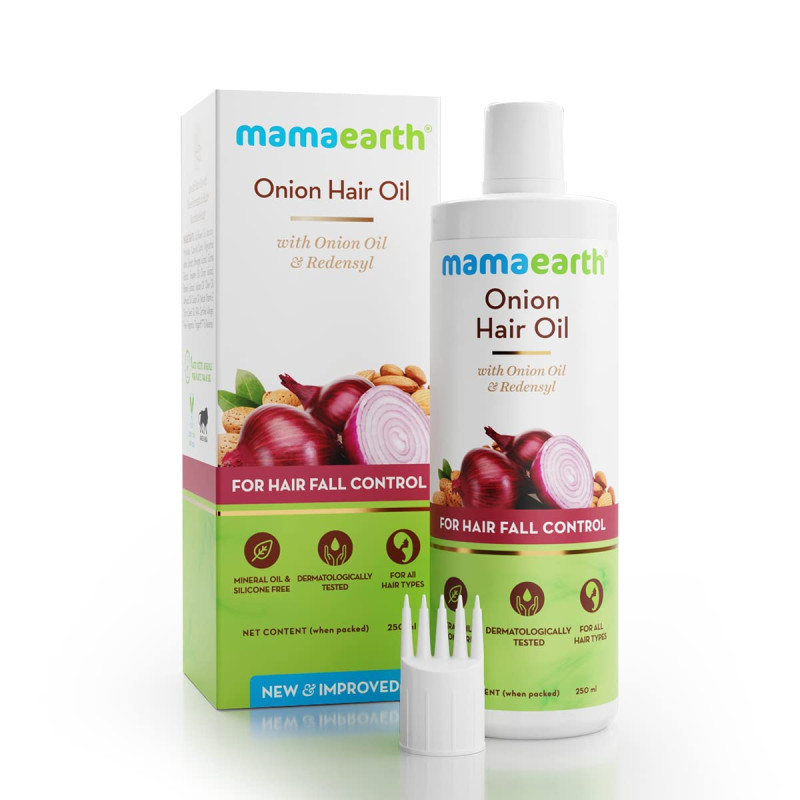 Mamaearth Onion Hair Oil for hair growth with Onion & Redensyl for Hair  Fall Control 250ml