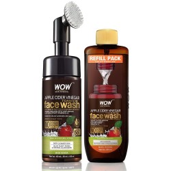 WOW Skin Science Apple Cider Vinegar Foaming Face Wash Save Earth Combo Pack