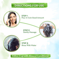 Mamaearth Almond Shampoo| For Healthy Hair Growth