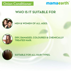 Mamaearth Onion Conditioner for Hair Growth & Hair Fall Control with Coconut Oil 400ml