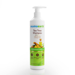 Mamaearth Tea Tree Anti Dandruff Shampoo, With Tea Tree & Ginger Oil, 250ml