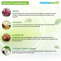 Mamaearth Onion Conditioner for Hair Growth & Hair Fall Control with Coconut Oil 250ml