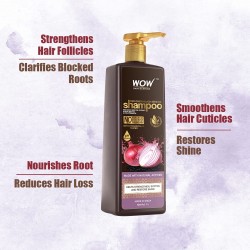 WOW Skin Science Onion Shampoo for Hair Growth and Hair Fall Control