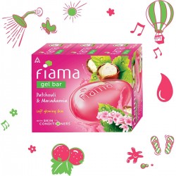 Fiama Gel Bar Patchouli And Macadamia For Soft Glowing Skin, With Skin Conditioners