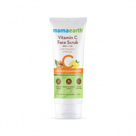 Mamaearth Vitamin C Face Scrub for Glowing Skin