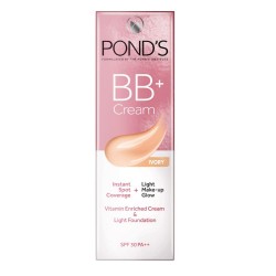 POND'S BB+ Cream, Instant Spot Coverage + Light make up Glow, Light, 18 g