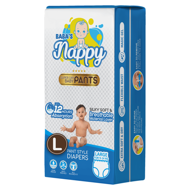 Baba's Nappy Diaper Large 9-14 KG