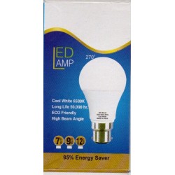 Aapan Led 5-Watt LED Bulb, Base - B22/P45 6500K packs of 2