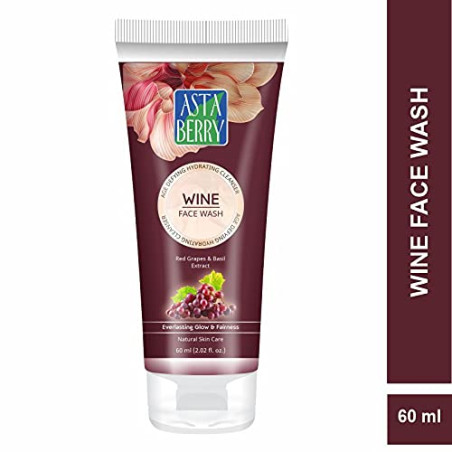 ASTABERRY Wine Face Wash (100 ml)