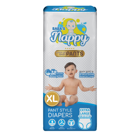 Baba's Nappy Diaper XL 12-17 KG